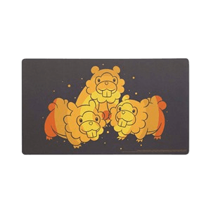Bidoof Black Playmat